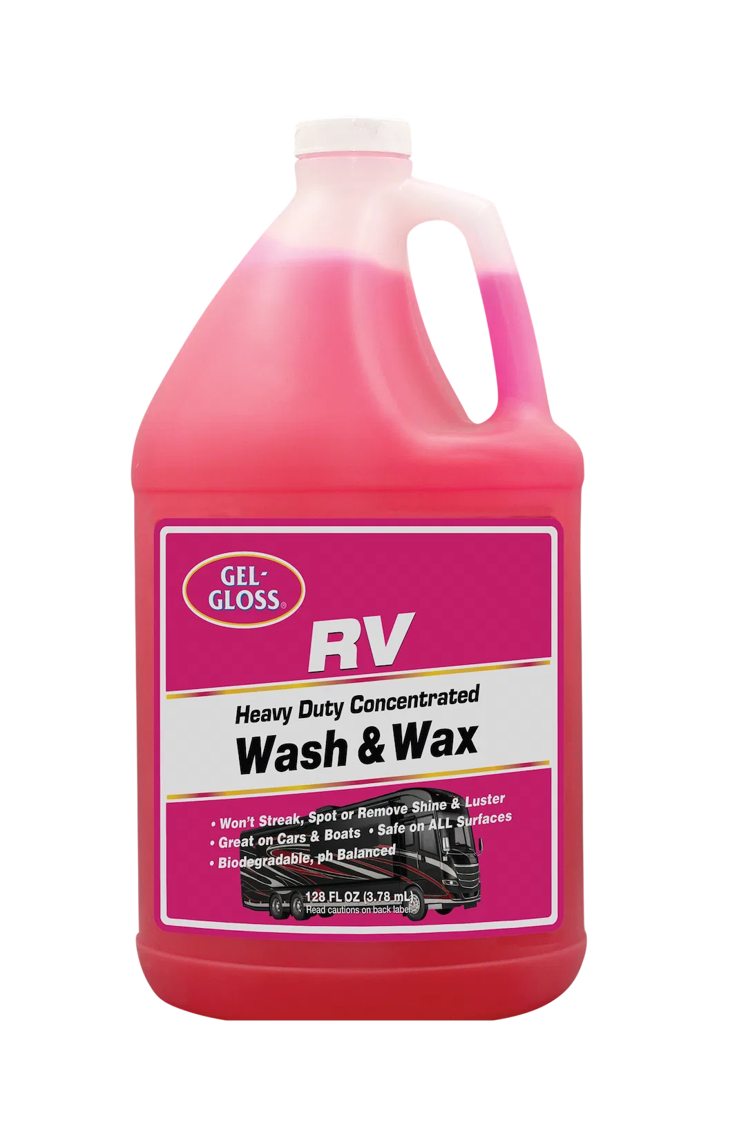 WW-128 – T.R. INDUSTY RV Wash, Liquid 128 Ounce Bottle Clean/ Protect And Shine The RV Exterior Surface Phosphate Fre...
